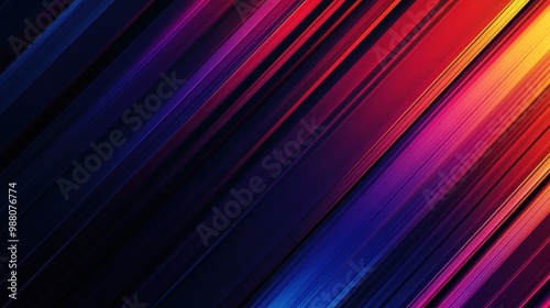 Abstract Colorful Diagonal Lines Background