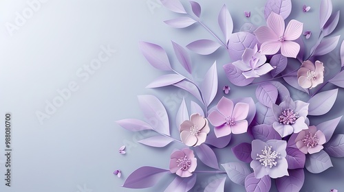 A simple yet charming light purple background decoration. The light purple hue is soft and soothing, creating an inviting atmosphere. The decoration might include delicate patterns or textures that ad