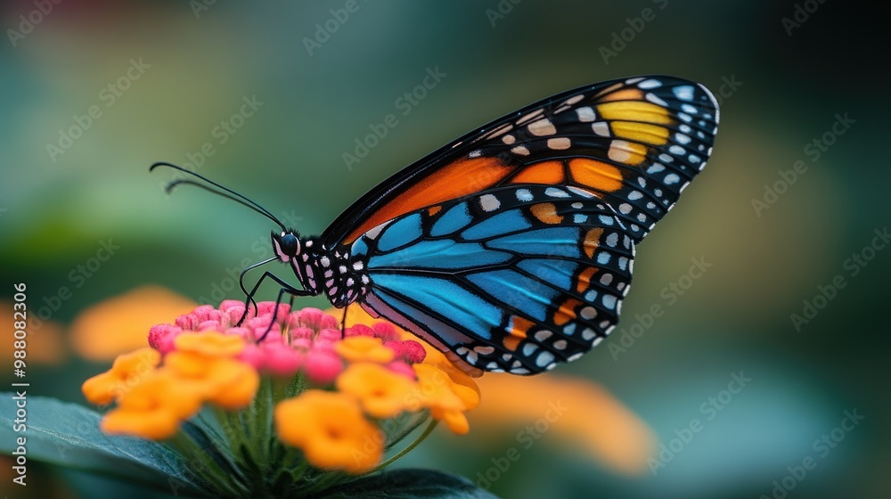 Obraz premium Butterfly on a Flower