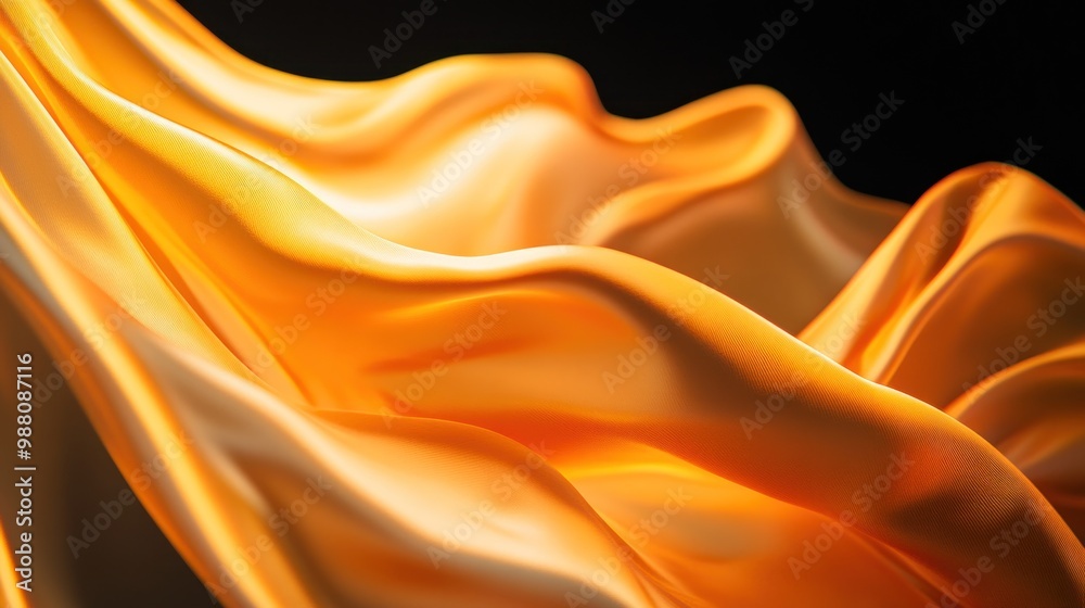 Obraz premium Abstract Gold Drape