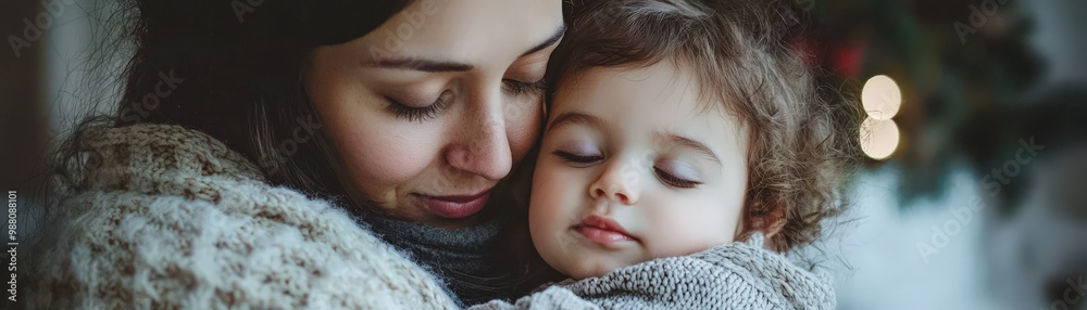 Emotional Embrace Between Parent and Child Emotional Embrace Between Parent and Child