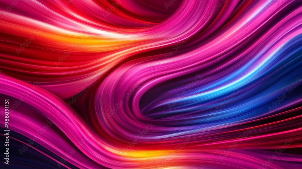 Abstract art background with vibrant neon colors, swirling lines, and stripes. This image evokes a sense of movement, energy, and fluidity. It can be used as a background for websites, social media, Abstract art background with vibrant neon colors, swirling lines, and stripes. This image evokes a sense of movement, energy, and fluidity. It can be used as a background for websites, social media,