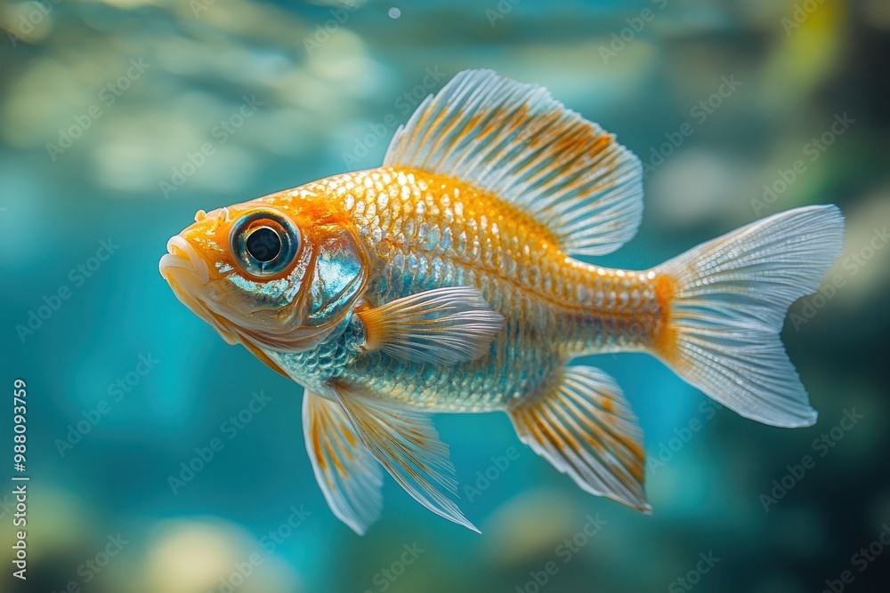 Golden Fish Underwater Golden Fish Underwater
