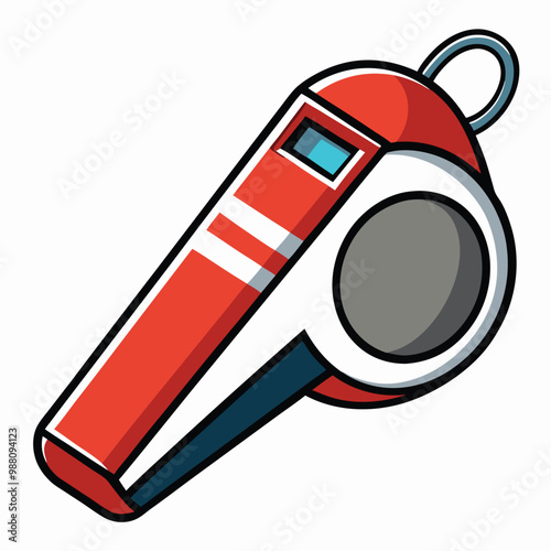 Whistle sport Accessory vector illustration