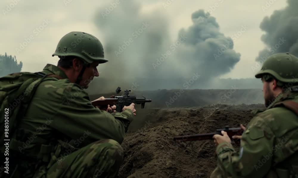 soldier with rifle soldier with rifle