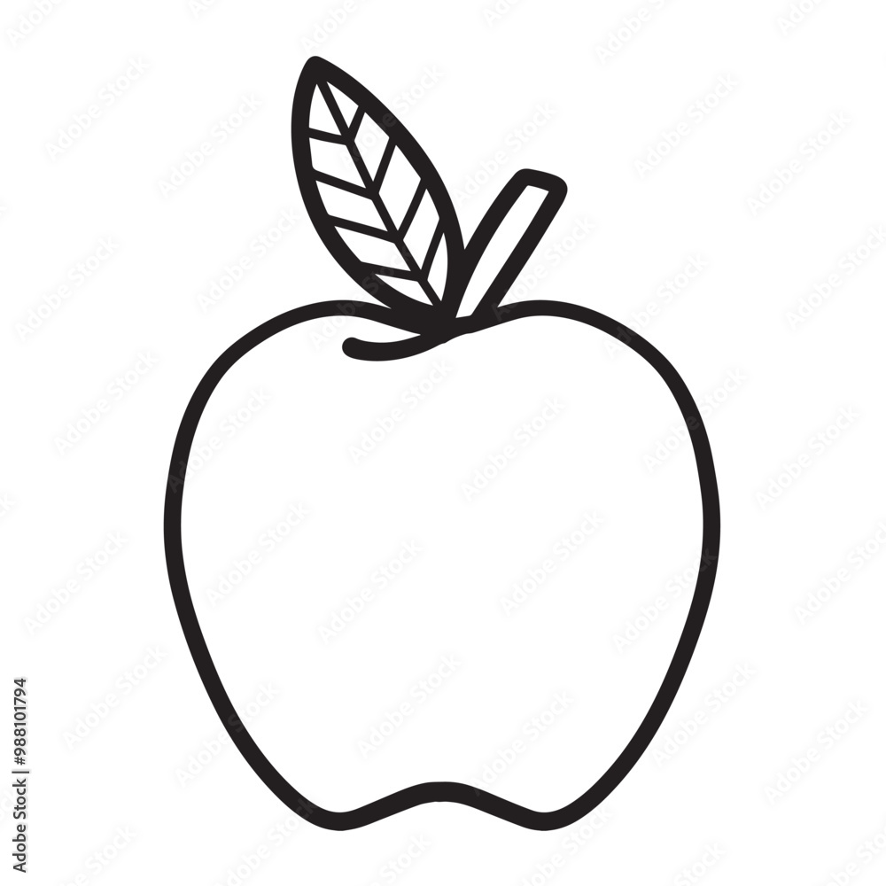 apple hand drawn doodle illustration apple hand drawn doodle illustration