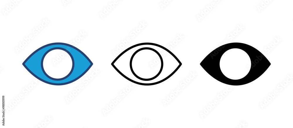 Eye icon vector. Eye vector icon. Look and Vision icon. Eye icon vector. Eye vector icon. Look and Vision icon.