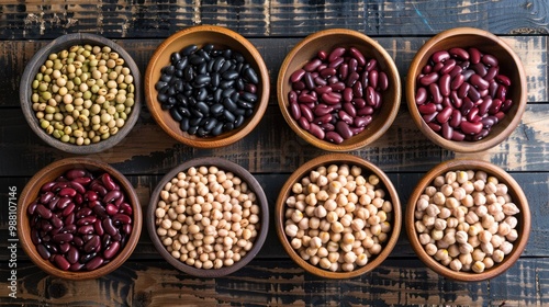 Assortment of Beans and Legumes