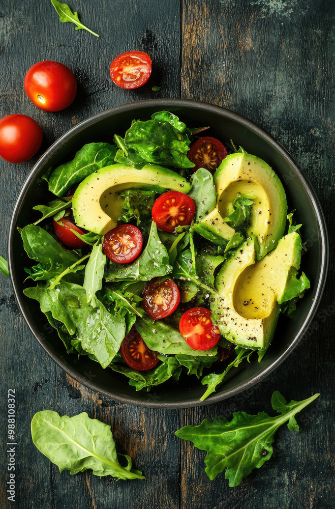 A Bowl of Fresh Mixed Greens with Vinaigrette for a Light and Healthy Salad Option A Bowl of Fresh Mixed Greens with Vinaigrette for a Light and Healthy Salad Option
