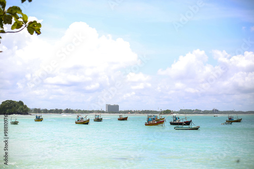 boats on the beach