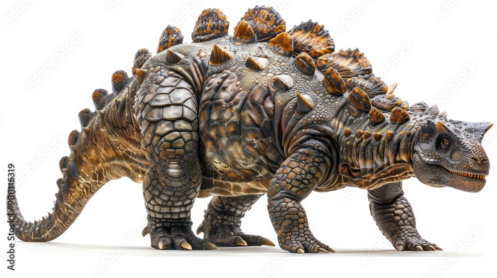 Fototapeta premium Ankylosaurus Dinosaur Illustration