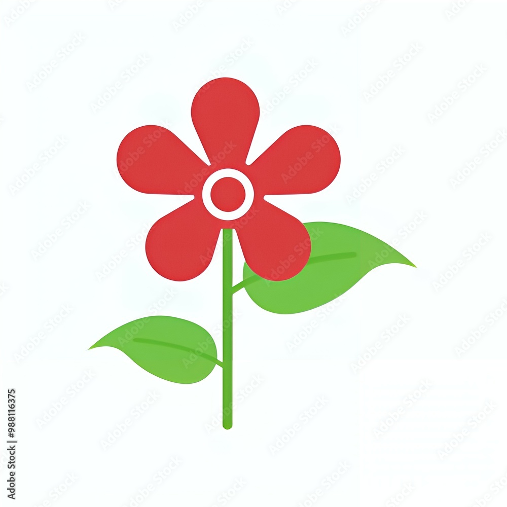 Flower icon vector isolated on white background for your web and mobile app design — Vector Flower icon vector isolated on white background for your web and mobile app design — Vector