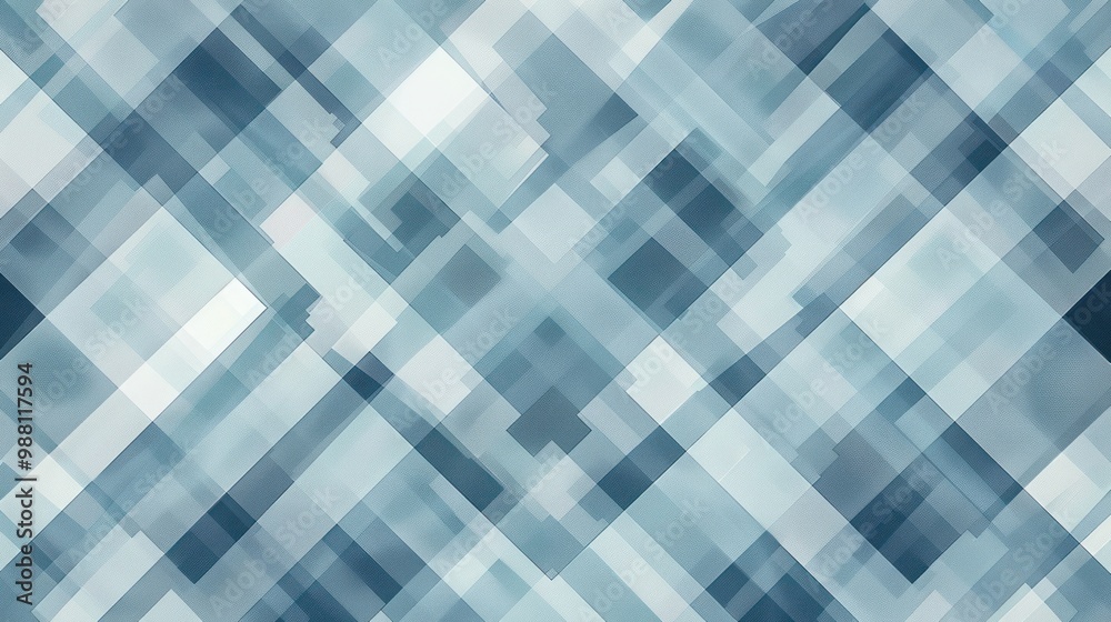 Abstract Geometric Pattern in Shades of Blue Abstract Geometric Pattern in Shades of Blue