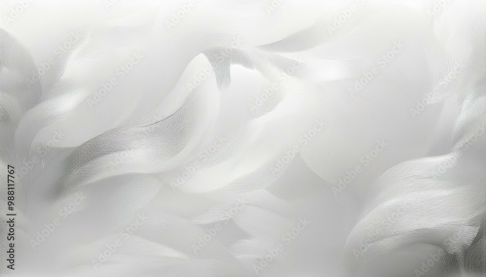 Obraz premium Horizontal brush strokes set in different shades of pearl white. Abstract white blurred text 