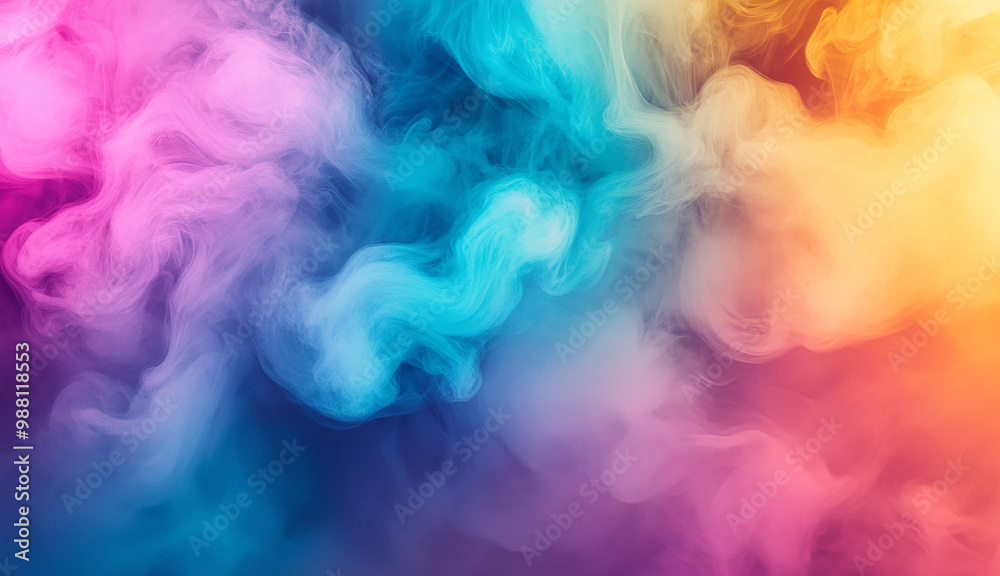Colorful Abstract Smoke Art Colorful Abstract Smoke Art