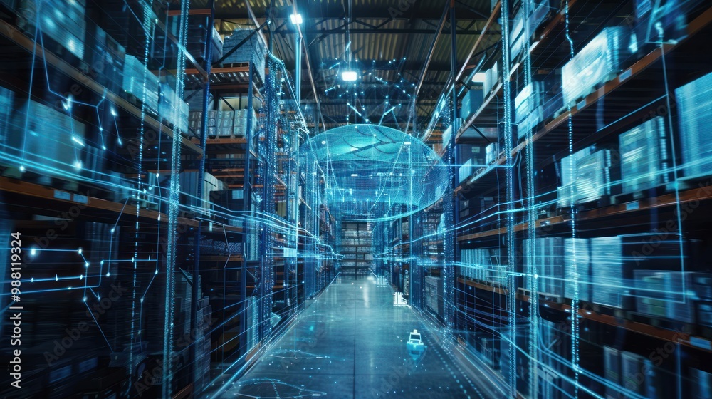 Warehouse Automation with Digital Overlay Warehouse Automation with Digital Overlay