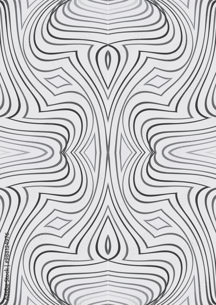 Obraz premium Gray tone curve image used as background.