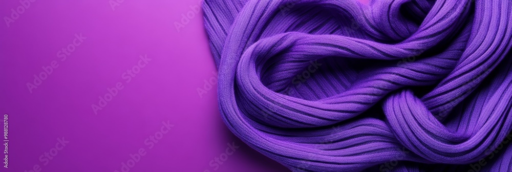 Purple fabric scarf mockup on a vibrant purple background, perfect for showcasing your designs or branding. The smooth, textured fabric drapes beautifully, showcasing its elegant and luxurious feel. Purple fabric scarf mockup on a vibrant purple background, perfect for showcasing your designs or branding. The smooth, textured fabric drapes beautifully, showcasing its elegant and luxurious feel.