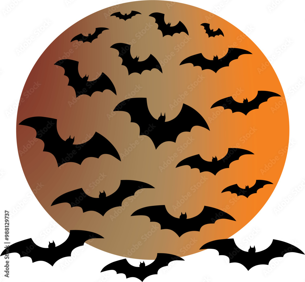 Naklejka premium bat