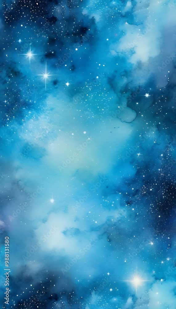 space deep galaxy light blue watercolor blue astronomy sky star galaxy night deep cloud wallpaper universe background nature light nebula illustration abstract astrology space dust outer image