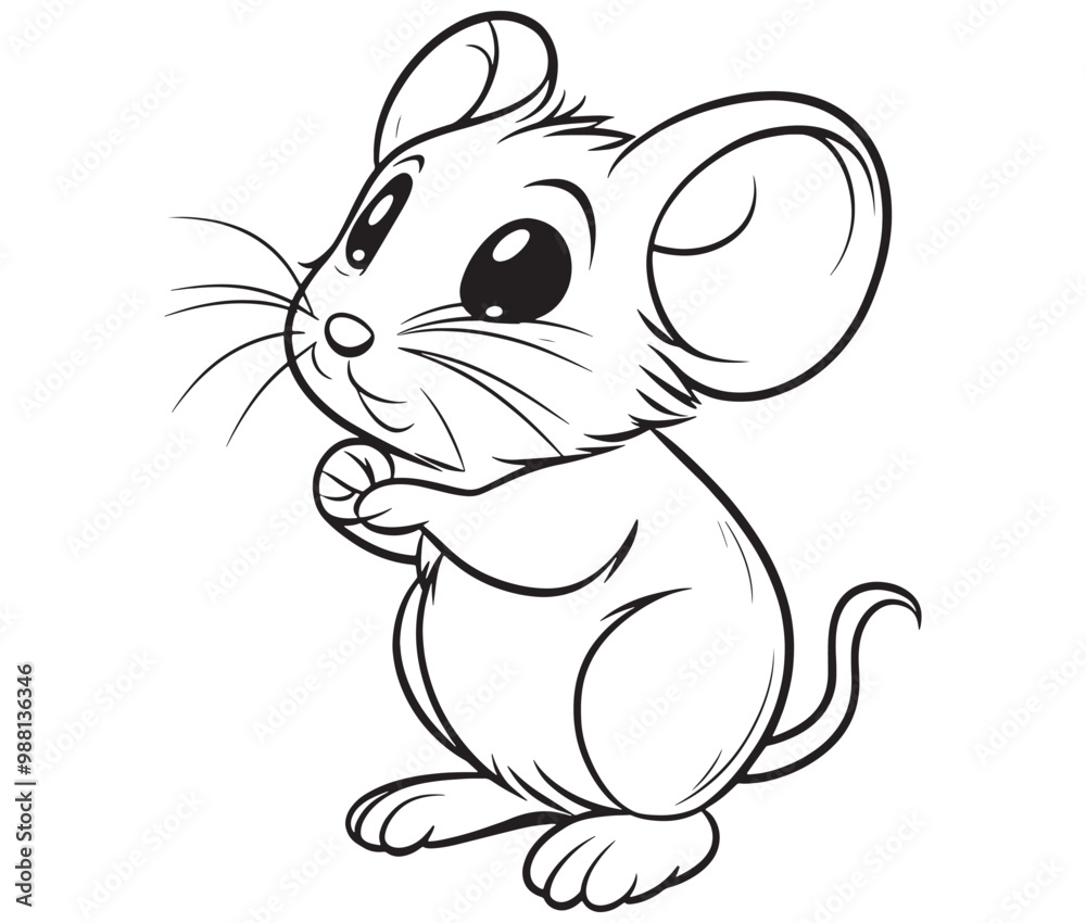 Mouse silhouette vector, Mouse and cheese, Mouse animal