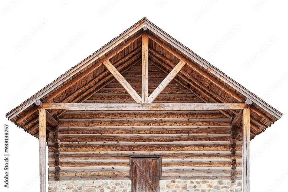 Charming log cabin with a rustic wooden structure, featuring a detailed roof design and a sturdy door, perfect for nature themes. Charming log cabin with a rustic wooden structure, featuring a detailed roof design and a sturdy door, perfect for nature themes.