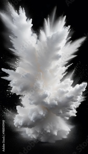 olated powder white background abstract black explosion  powder coloured abstract horizontal particle mire dirt mud freeze motion ash white background burst cloud colours cosmic cosmos creative