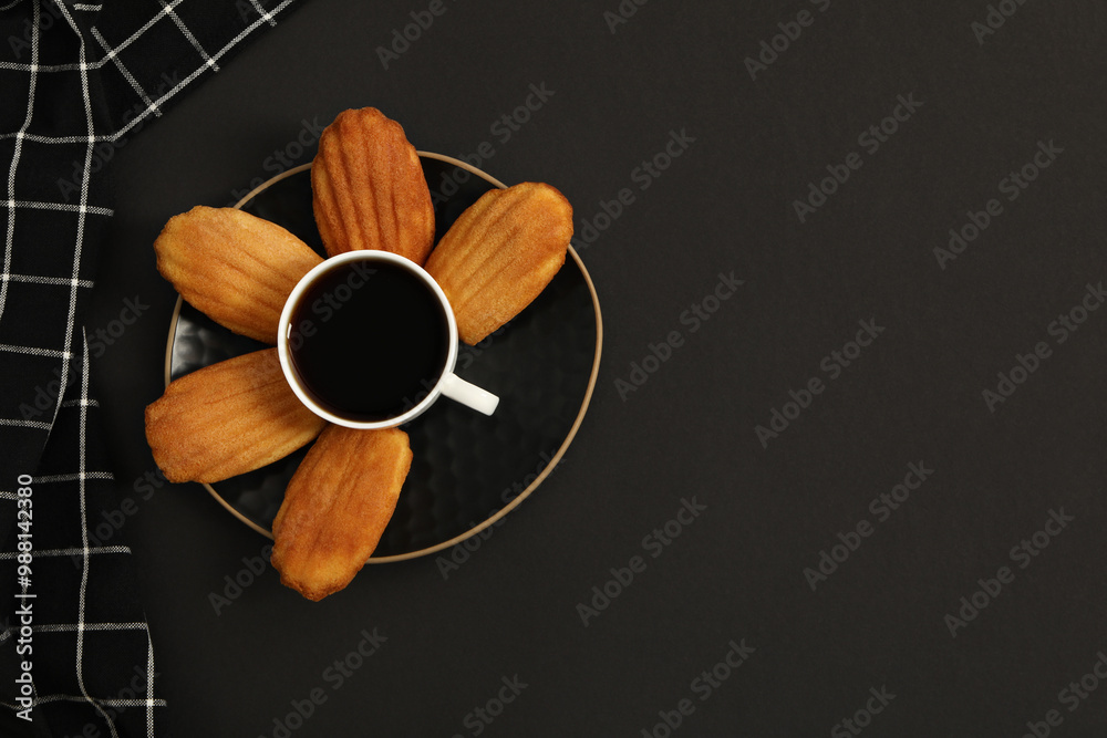 Madeleine cakes, food for eat with tea and coffee Madeleine cakes, food for eat with tea and coffee