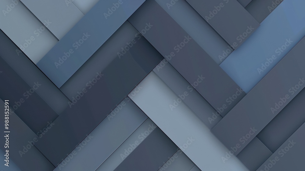 Abstract Geometric Pattern in Shades of Blue Abstract Geometric Pattern in Shades of Blue