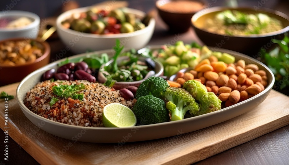 Savory paleo dinner ideas with depth of field focusing on clean ingredients and rich flavors Savory paleo dinner ideas with depth of field focusing on clean ingredients and rich flavors