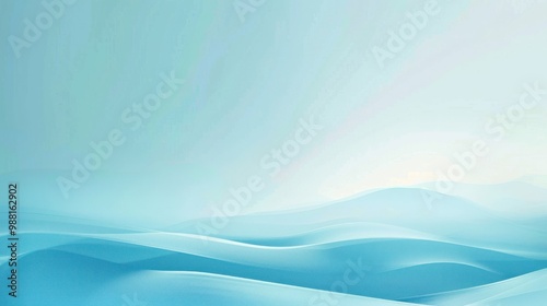 Abstract Blue Wave Background