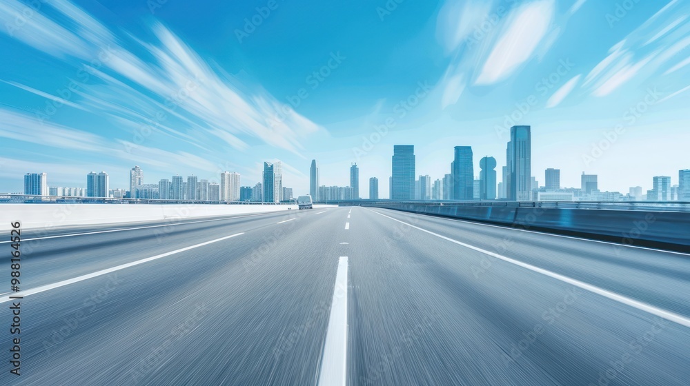 Highway Leading to the City Highway Leading to the City