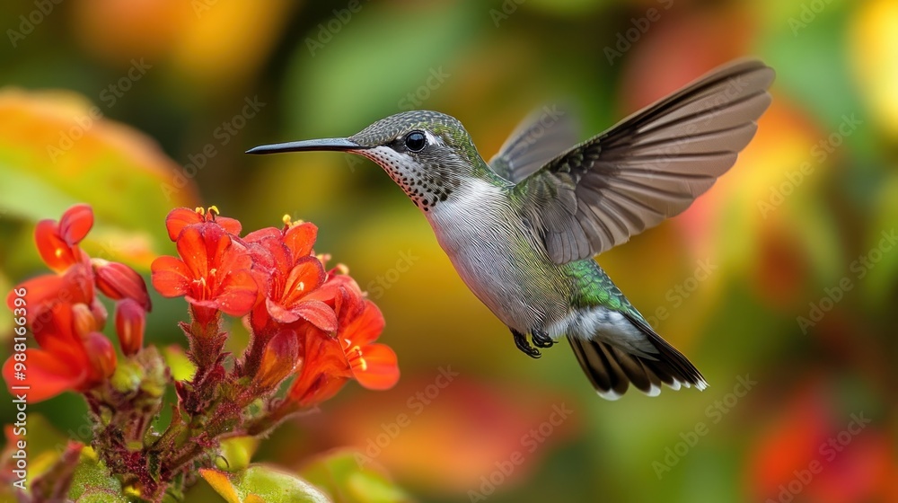 Hummingbird in Flight