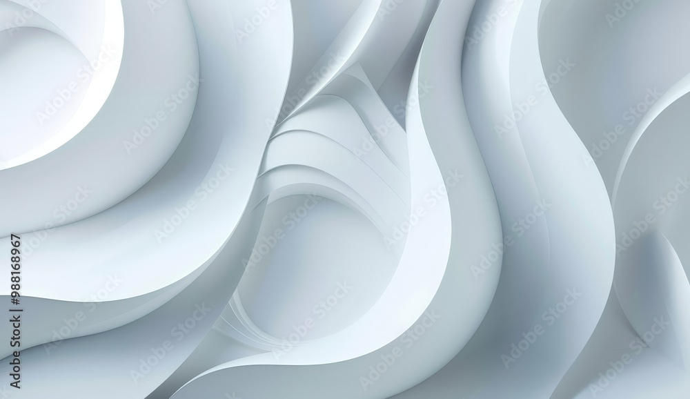 Abstract White Curved Lines Background Abstract White Curved Lines Background