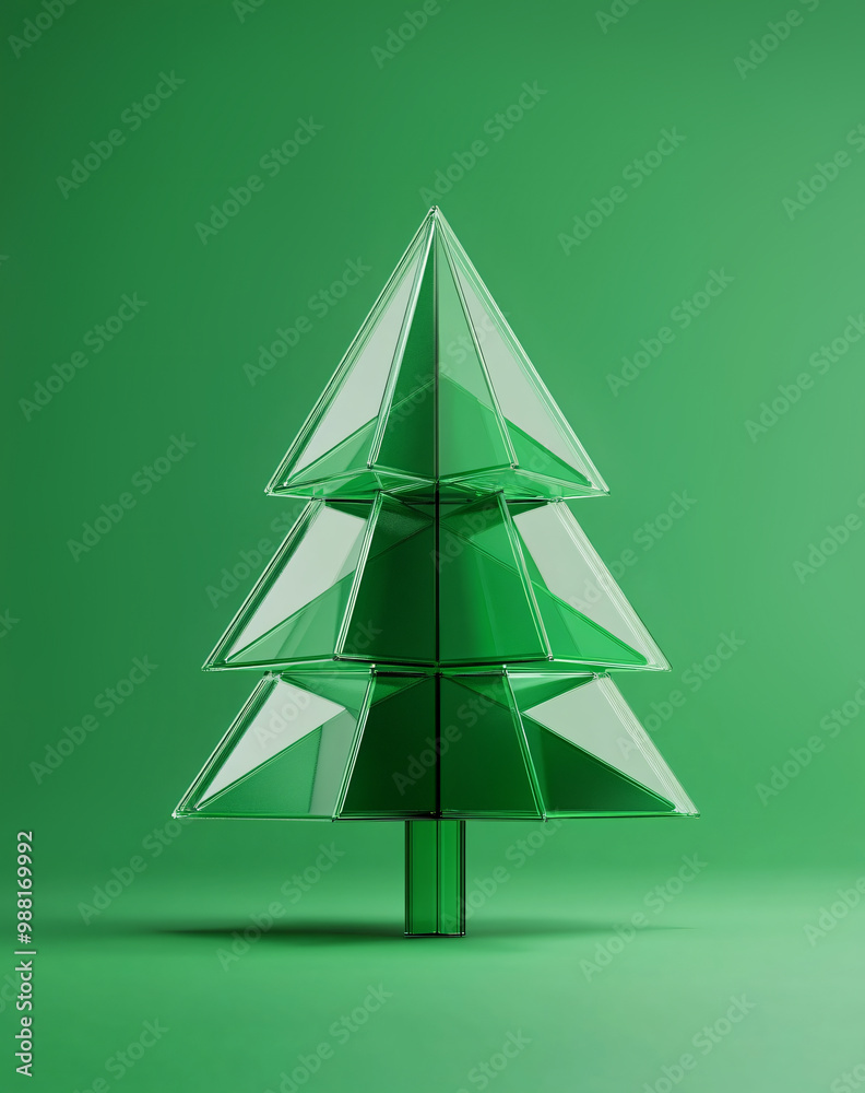 Christmas glass Christmas tree poster background Christmas glass Christmas tree poster background