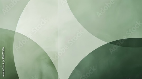 Abstract Green Circles