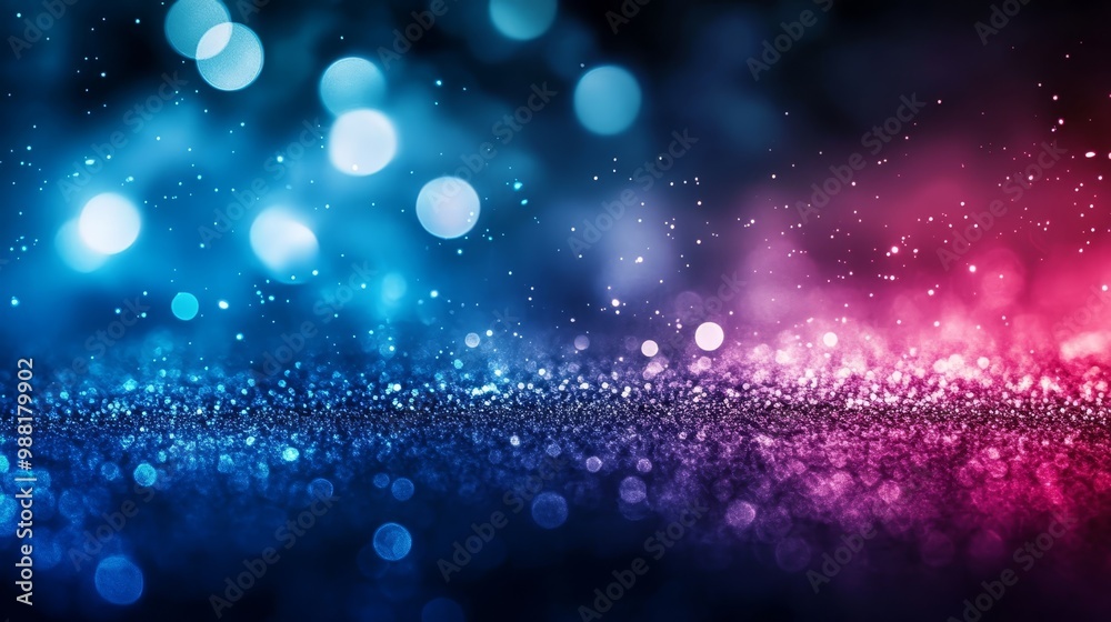Abstract Blue Pink Glitter Bokeh Background Abstract Blue Pink Glitter Bokeh Background