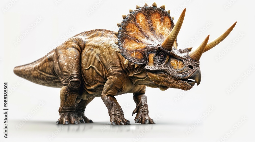 Fototapeta premium Triceratops Dinosaur Illustration