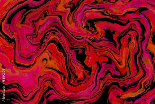 An abstract fluid art painting featuring swirling shades, creating a marble-like texture liquid gradient abstract background. Wallpaper
