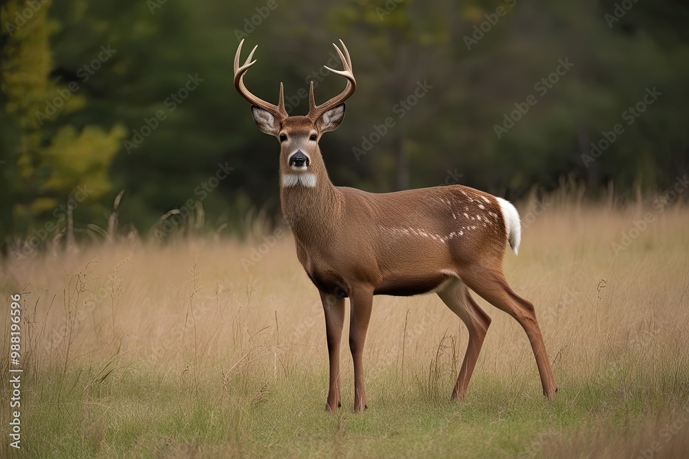 Majestic Deer in Nature Captured in Elegant Wildlife Canvas Art Majestic Deer in Nature Captured in Elegant Wildlife Canvas Art