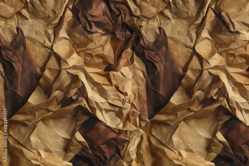 Aged Coffee Stained Crumpled Paper Texture Pattern Overlay Aged Coffee Stained Crumpled Paper Texture Pattern Overlay