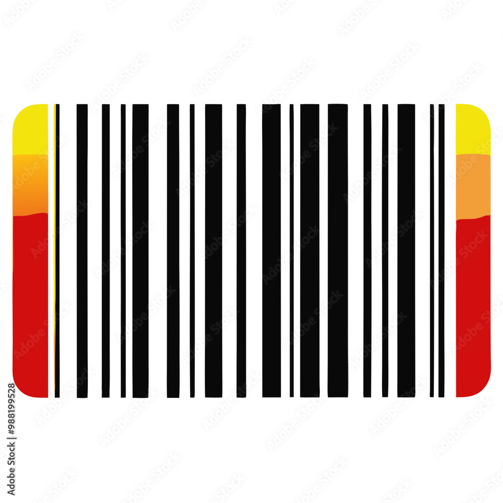 Retail Scan: Black Friday Barcode. Sale, Black Friday, e-commerce Retail Scan: Black Friday Barcode. Sale, Black Friday, e-commerce