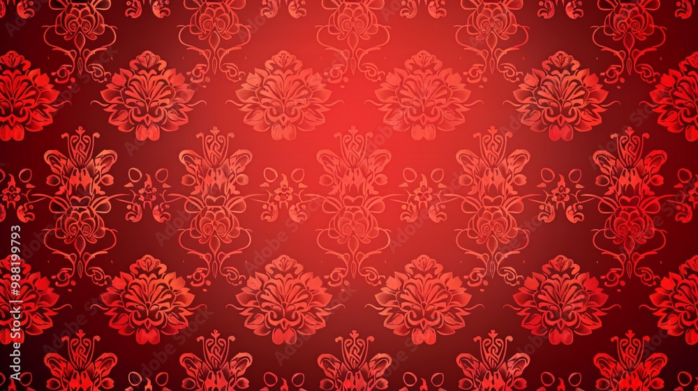 Red Chinese Pattern Background Red Chinese Pattern Background