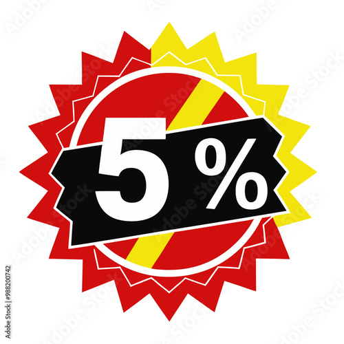 Discounted Price "5%": Black Friday Offers. Sale, Black Friday, e-commerce