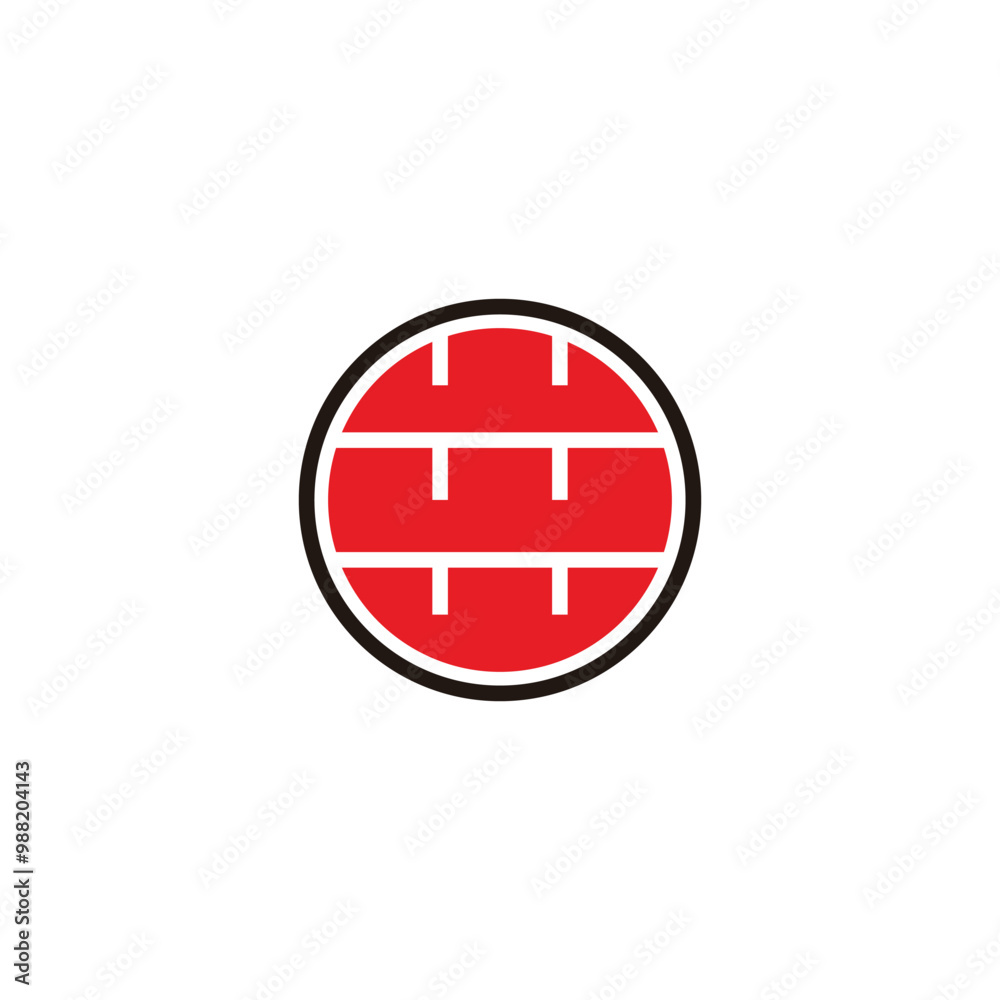 Letter WWW in circle frame geometric symbol simple logo vector Letter WWW in circle frame geometric symbol simple logo vector