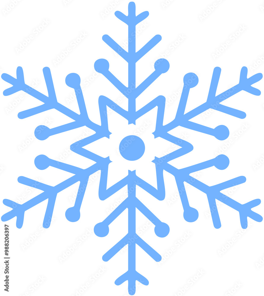 Snowflake Line Icon Snowflake Line Icon