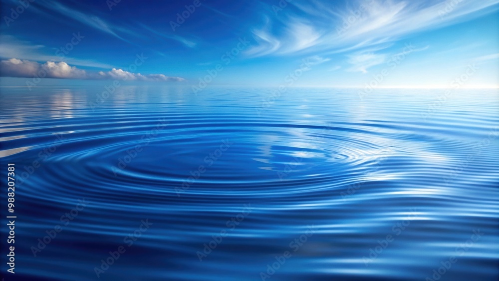 Blue water background with ripples and reflection of sky , nature, aqua, ocean, sea, serene, calm, peaceful, tranquil Blue water background with ripples and reflection of sky , nature, aqua, ocean, sea, serene, calm, peaceful, tranquil