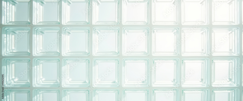 Abstract pattern of glass blocks Abstract pattern of glass blocks