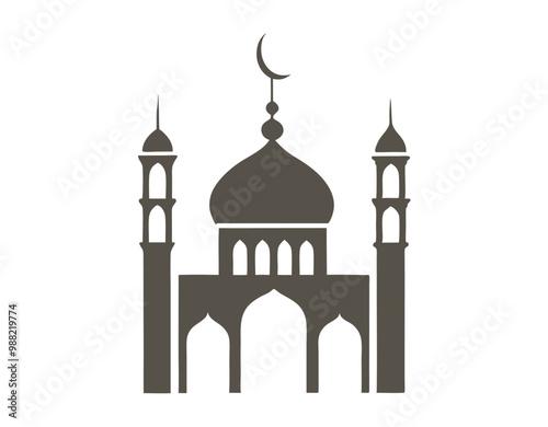 taj mahal vector illustration ramadan 