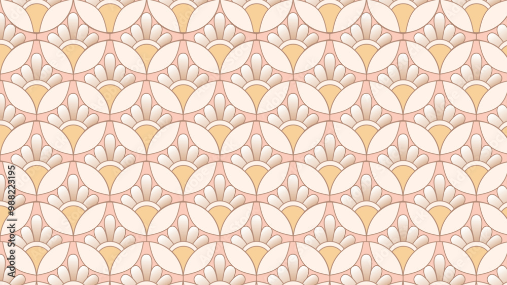 Minimal geometric pattern. Geometrical flowers. Minimal geometric pattern. Geometrical flowers.